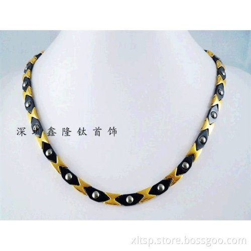 XLT-TT68 High Grade Magnetic Necklace in Titanium